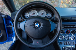 2002 BMW M Coupe in Estoril Blue Metallic over Estoril Blue & Black Nappa