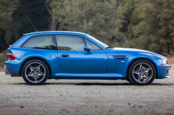2002 BMW M Coupe in Estoril Blue Metallic over Estoril Blue & Black Nappa