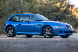 2002 BMW M Coupe in Estoril Blue Metallic over Estoril Blue & Black Nappa