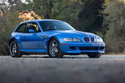 2002 BMW M Coupe in Estoril Blue Metallic over Estoril Blue & Black Nappa