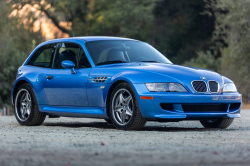 2002 BMW M Coupe in Estoril Blue Metallic over Estoril Blue & Black Nappa