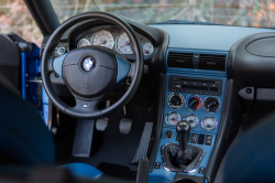 2002 BMW M Coupe in Estoril Blue Metallic over Estoril Blue & Black Nappa