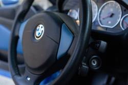 2002 BMW M Coupe in Estoril Blue Metallic over Estoril Blue & Black Nappa