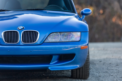 2002 BMW M Coupe in Estoril Blue Metallic over Estoril Blue & Black Nappa