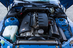 2002 BMW M Coupe in Estoril Blue Metallic over Estoril Blue & Black Nappa