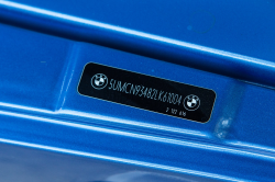 2002 BMW M Coupe in Estoril Blue Metallic over Estoril Blue & Black Nappa