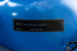 2002 BMW M Coupe in Estoril Blue Metallic over Estoril Blue & Black Nappa