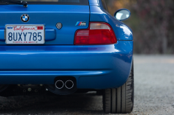 2002 BMW M Coupe in Estoril Blue Metallic over Estoril Blue & Black Nappa