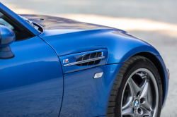 2002 BMW M Coupe in Estoril Blue Metallic over Estoril Blue & Black Nappa