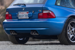 2002 BMW M Coupe in Estoril Blue Metallic over Estoril Blue & Black Nappa
