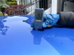 2002 BMW M Coupe in Estoril Blue Metallic over Estoril Blue & Black Nappa