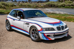 2002 BMW M Coupe in Titanium Silver Metallic over Imola Red & Black Nappa