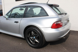 2002 BMW M Coupe in Titanium Silver Metallic over Black Nappa - Side Detail