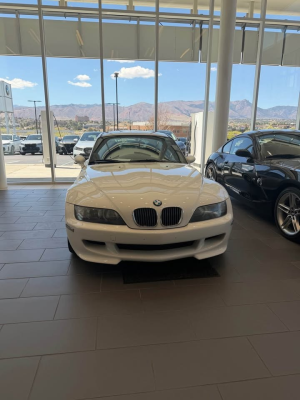 2002 BMW M Coupe in Alpine White 3 over Black Nappa