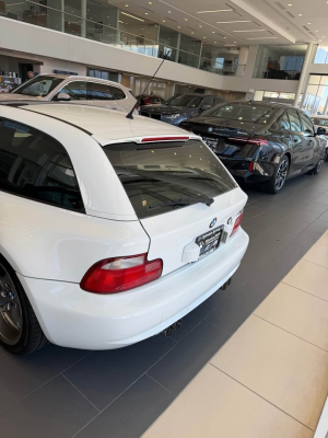 2002 BMW M Coupe in Alpine White 3 over Black Nappa