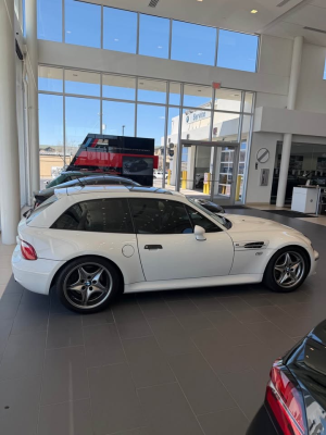 2002 BMW M Coupe in Alpine White 3 over Black Nappa