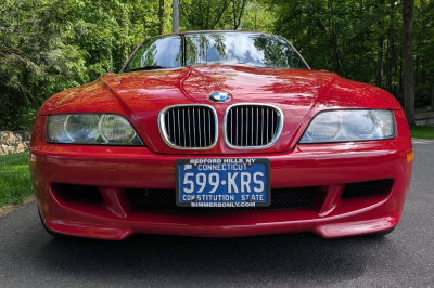 2002 BMW M Coupe in Imola Red 2 over Imola Red & Black Nappa