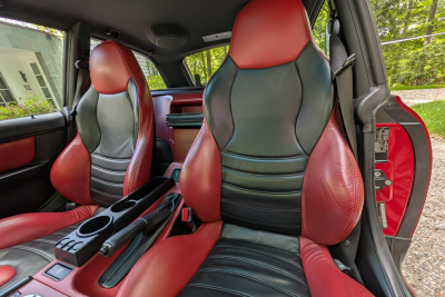 2002 BMW M Coupe in Imola Red 2 over Imola Red & Black Nappa