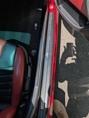 2002 BMW M Coupe in Imola Red 2 over Imola Red & Black Nappa