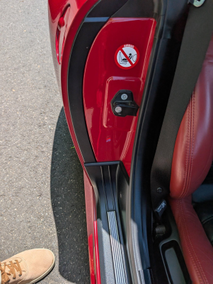 2002 BMW M Coupe in Imola Red 2 over Imola Red & Black Nappa