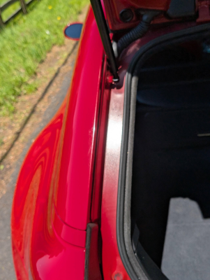 2002 BMW M Coupe in Imola Red 2 over Imola Red & Black Nappa