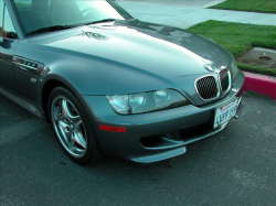 2002 BMW M Coupe in Steel Gray Metallic over Black Nappa - Front 3/4 Detail