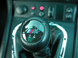 2002 BMW M Coupe in Steel Gray Metallic over Black Nappa - Shift Knob Detail