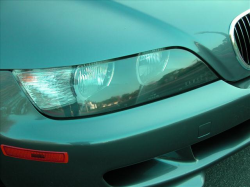 2002 BMW M Coupe in Steel Gray Metallic over Black Nappa - Passenger Headlight