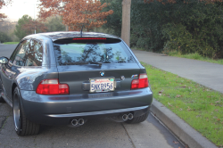 2002 BMW M Coupe in Steel Gray Metallic over Black Nappa