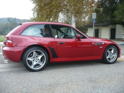 2002 BMW M Coupe in Imola Red 2 over Imola Red & Black Nappa