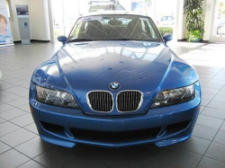 2002 BMW M Coupe in Estoril Blue Metallic over Black Nappa - Front