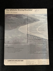 2002 BMW M Coupe in Titanium Silver Metallic over Black Nappa