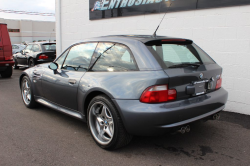 2002 BMW M Coupe in Steel Gray Metallic over Dark Gray & Black Nappa - Rear 3/4
