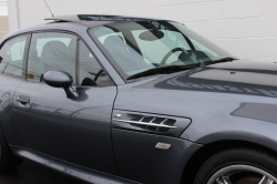2002 BMW M Coupe in Steel Gray Metallic over Dark Gray & Black Nappa - Side Detail