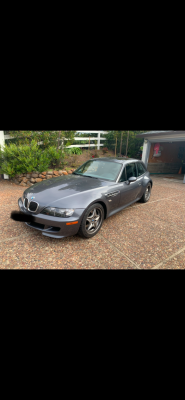 2002 BMW M Coupe in Steel Gray Metallic over Dark Gray & Black Nappa