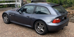 2002 BMW M Coupe in Steel Gray Metallic over Dark Gray & Black Nappa