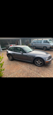 2002 BMW M Coupe in Steel Gray Metallic over Dark Gray & Black Nappa