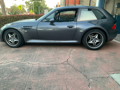 2002 BMW M Coupe in Steel Gray Metallic over Dark Gray & Black Nappa