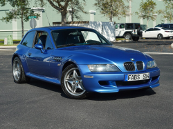 2002 BMW M Coupe in Estoril Blue Metallic over Estoril Blue & Black Nappa