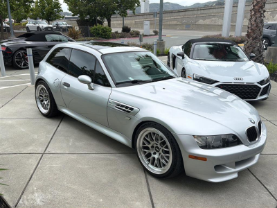 2002 BMW M Coupe in Titanium Silver Metallic over Dark Gray & Black Nappa