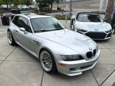 2002 BMW M Coupe in Titanium Silver Metallic over Dark Gray & Black Nappa