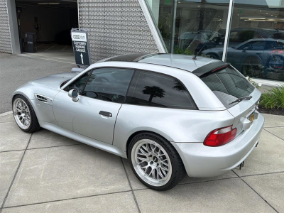 2002 BMW M Coupe in Titanium Silver Metallic over Dark Gray & Black Nappa