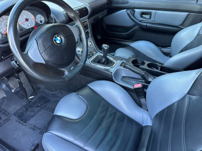 2002 BMW M Coupe in Titanium Silver Metallic over Dark Gray & Black Nappa