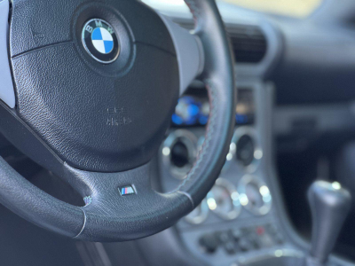 2002 BMW M Coupe in Titanium Silver Metallic over Dark Gray & Black Nappa