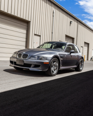 2002 BMW M Coupe in Steel Gray Metallic over Dark Gray & Black Nappa
