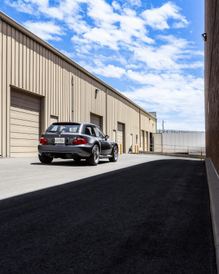 2002 BMW M Coupe in Steel Gray Metallic over Dark Gray & Black Nappa