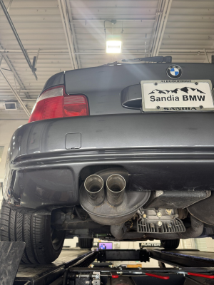 2002 BMW M Coupe in Steel Gray Metallic over Dark Gray & Black Nappa