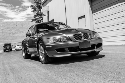 2002 BMW M Coupe in Steel Gray Metallic over Dark Gray & Black Nappa