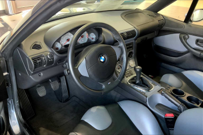 2002 BMW M Coupe in Steel Gray Metallic over Dark Gray & Black Nappa
