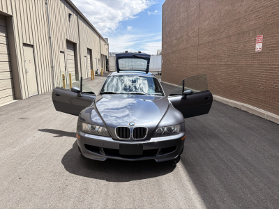2002 BMW M Coupe in Steel Gray Metallic over Dark Gray & Black Nappa